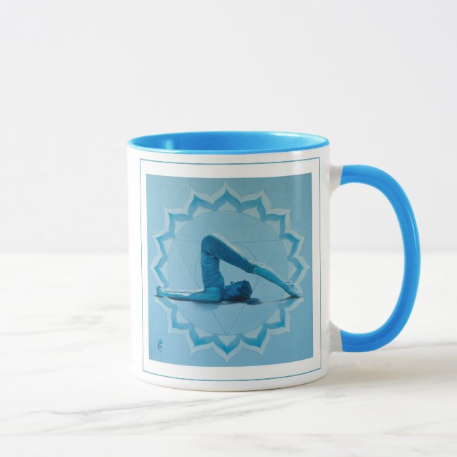 Hals Chakra/Yogamugg Mugg (Höger)