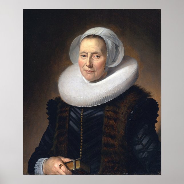 Hals - Håller en bok Poster (Framsidan)