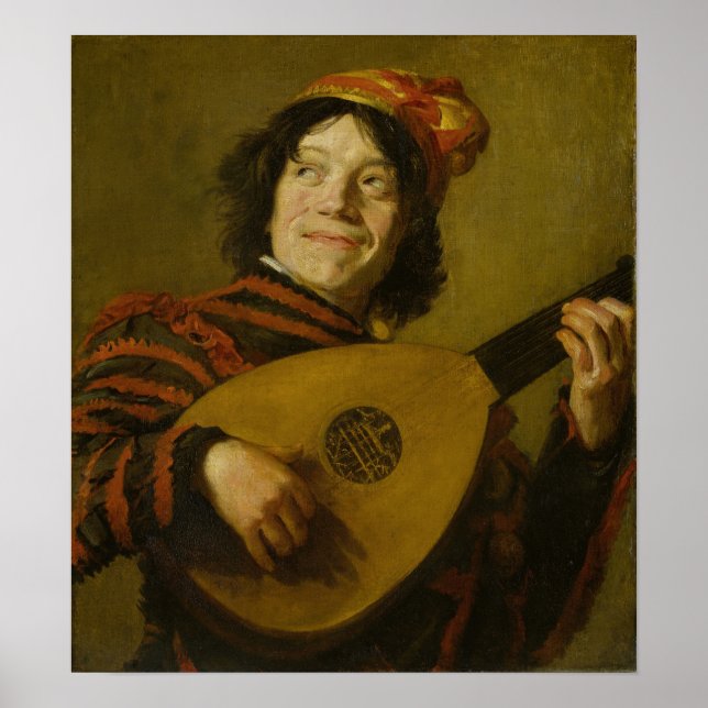 Hals - Lute Player Poster (Framsidan)