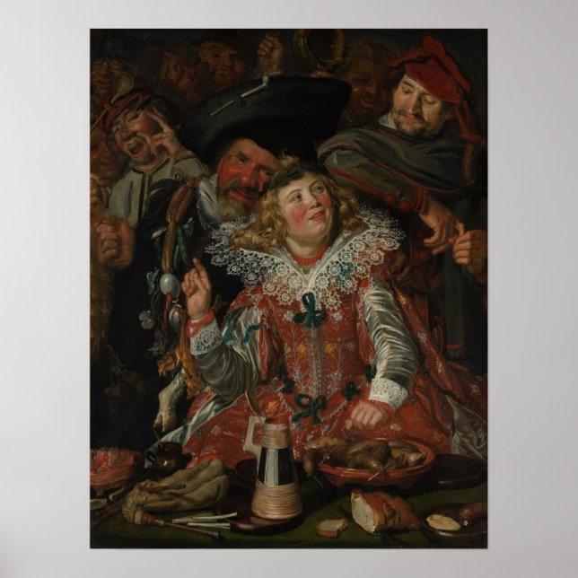 Hals - Merrymakers at Shrovetide Poster (Framsidan)