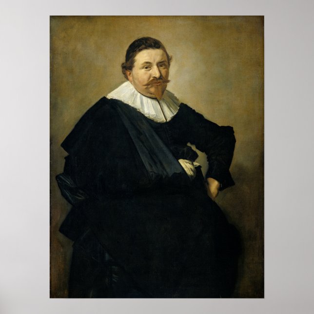 Hals - Porträtt av en man Poster (Framsidan)