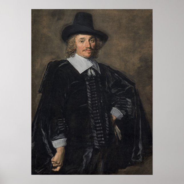 Hals - Porträtt av en man Poster (Framsidan)