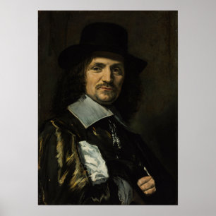 Hals - Porträtt vid Painter Jan Asselyn Poster