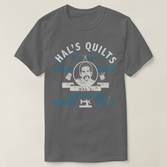 Hals Quilts Lycklig Gilmore Worn Dks T Shirt (Design framsida)
