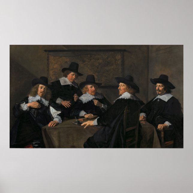 Hals - regent på marken eller Saint Elisabeth Hosp Poster (Framsidan)