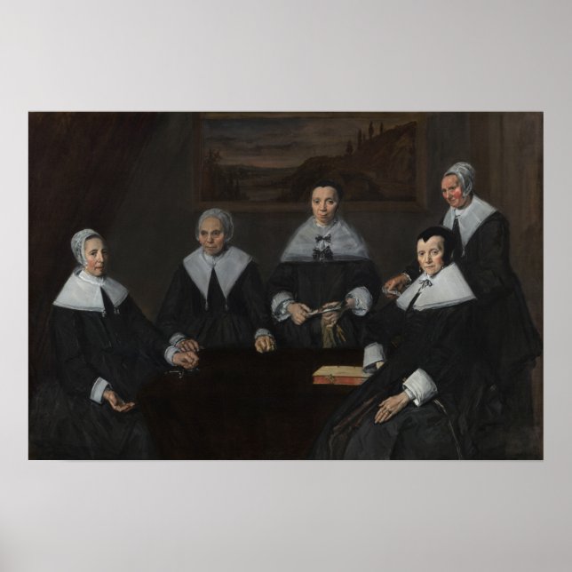 Hals - regentinnorna på ålderdomshemmet för män poster (Framsidan)