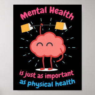 Hälsa Är Bara Fysisk Hälsa Motiverande  Poster