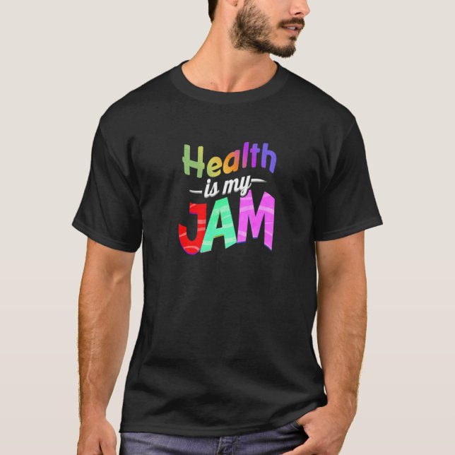 Hälsa är min Sylt Health Lärare T Shirt (Framsida)