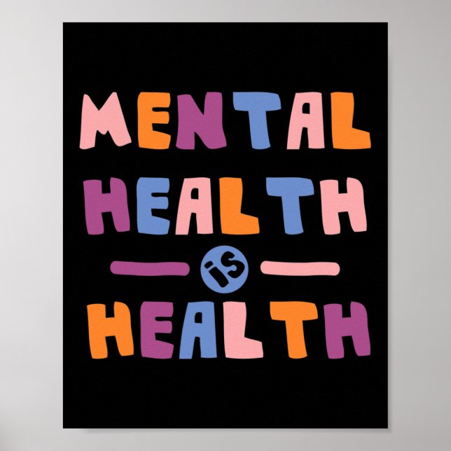 Hälsa är nationell hälsomedvetenhet måndag positiv poster (Framsidan)