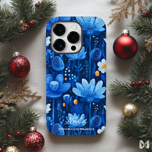 Hälsa Dreamy Blue-Blommigt med Vibrant-information