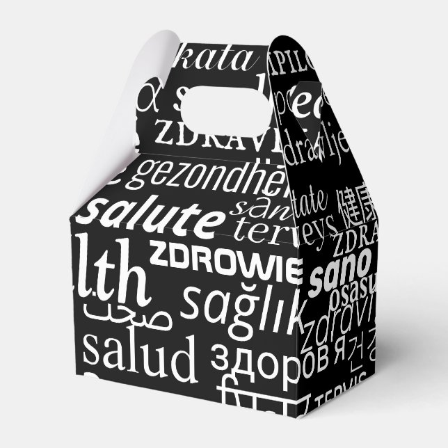 Hälsa - flerspråkig Internationell - var hälsosam Presentaskar (Framsidan Sidan)