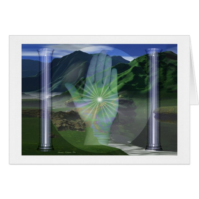 Hälsa Hälsningskort (Framsidan Horizontal)