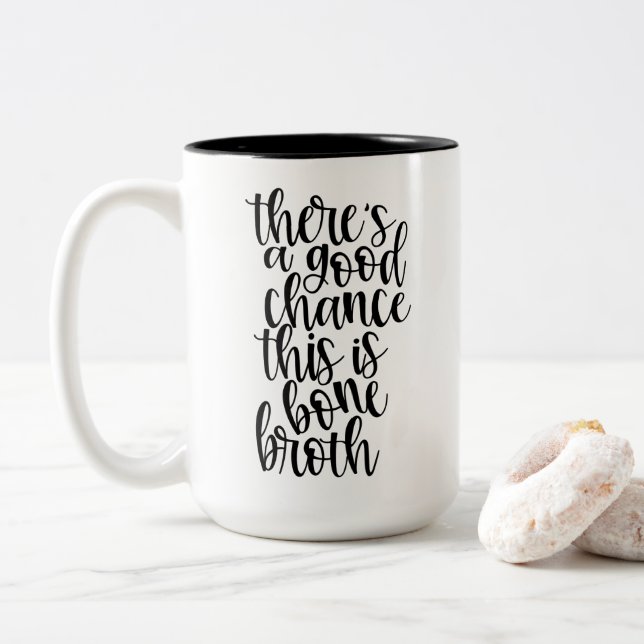 Hälsa Holistic Health Bone Broth Två-Tonad Mugg (Med munk)