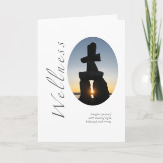 Hälsa Inukshuk Kort