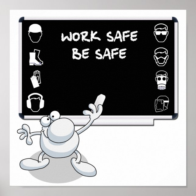 Hälsa och säkerhet poster (Framsidan)