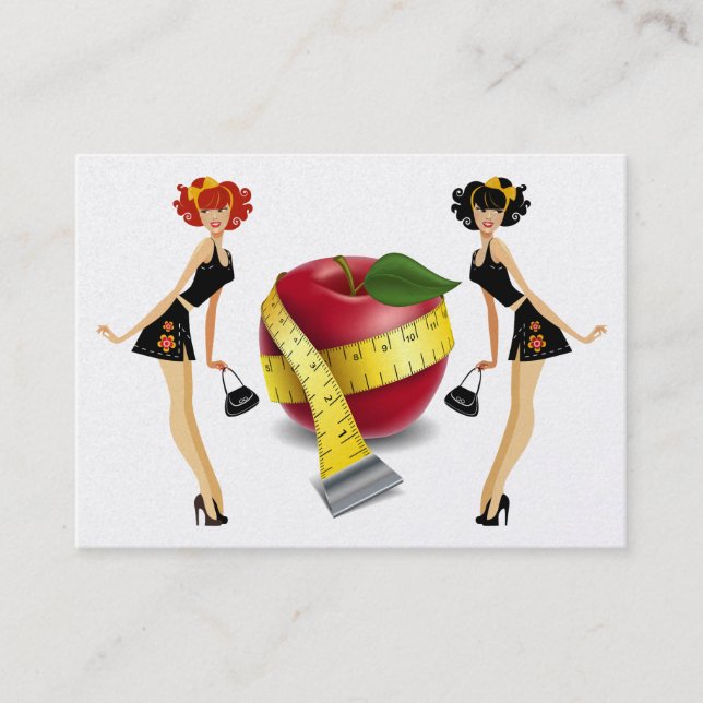 Hälsa/spa/Gym/vikthantering Visitkort (Framsida)