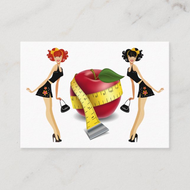 Hälsa/spa/Gym/vikthantering Visitkort (Framsida)