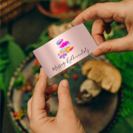 Hälsa Spa-massage Reflexology Holograph Visitkort