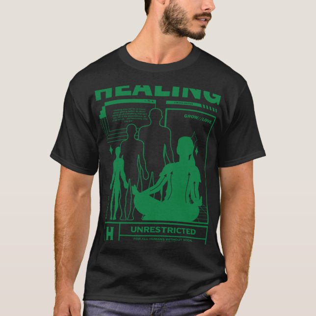 Hälsande människa t shirt (Framsida)