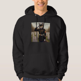 Hälsande Marine Corps Wolf Hoodie