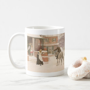 Hälsar på brevbäraren av Robert Walker Macbeth Kaffemugg