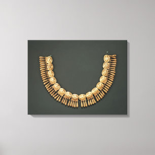 Halsband Canvastryck