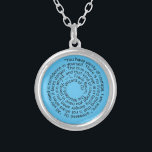 Halsband för kuragecitationsteckenhänge<br><div class="desc">Kuragecitationstecken i ett roligt spiralt mönsterhalsband.</div>