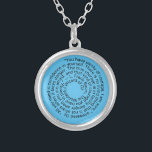 Halsband för kuragecitationsteckenhänge<br><div class="desc">Kuragecitationstecken i ett roligt spiralt mönsterhalsband.</div>