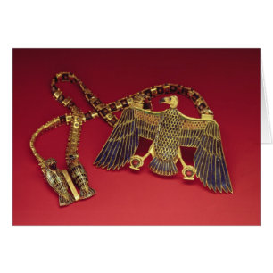 Halsband med gamhänget hälsningskort