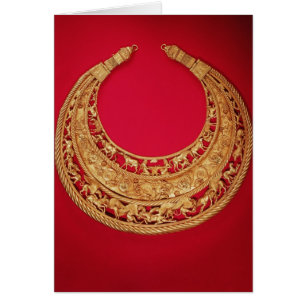 Halsband med herde- platser hälsningskort