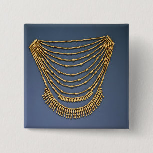 Halsband med klockor knapp
