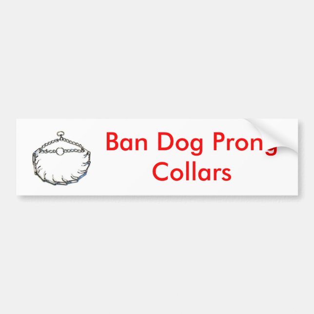 halsband med piggar, Förbjud hundhalsband med pigg Bildekal (Framsidan)