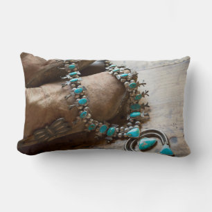 Halsband till salu, Santa Fe, New Mexico. USA Lumbarkudde