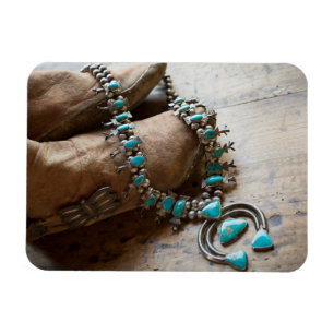 Halsband till salu, Santa Fe, New Mexico. USA Magnet