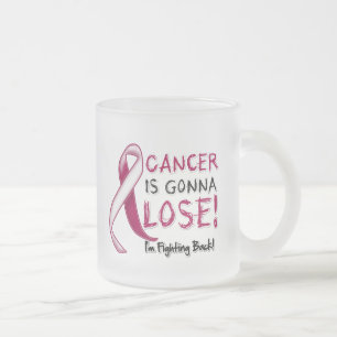 Halscancer går att förlora frostad glasmugg