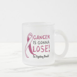 Halscancer går att förlora frostad glasmugg