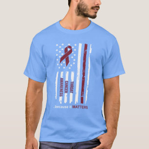Halscancermedvetenhet, därför att den betyder t shirt
