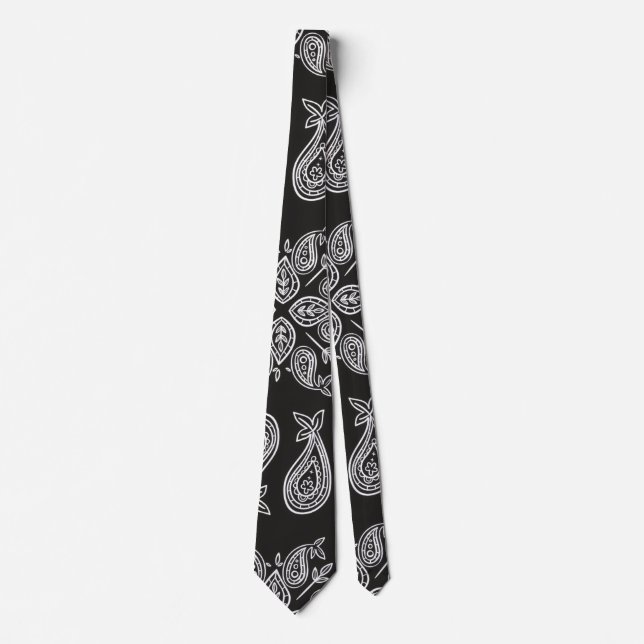 Halsduk - Klassisk Paisley-Elegans Slips (Framsida)