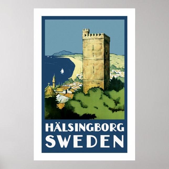 Halsingborg ~ Sverige Poster (Framsidan)
