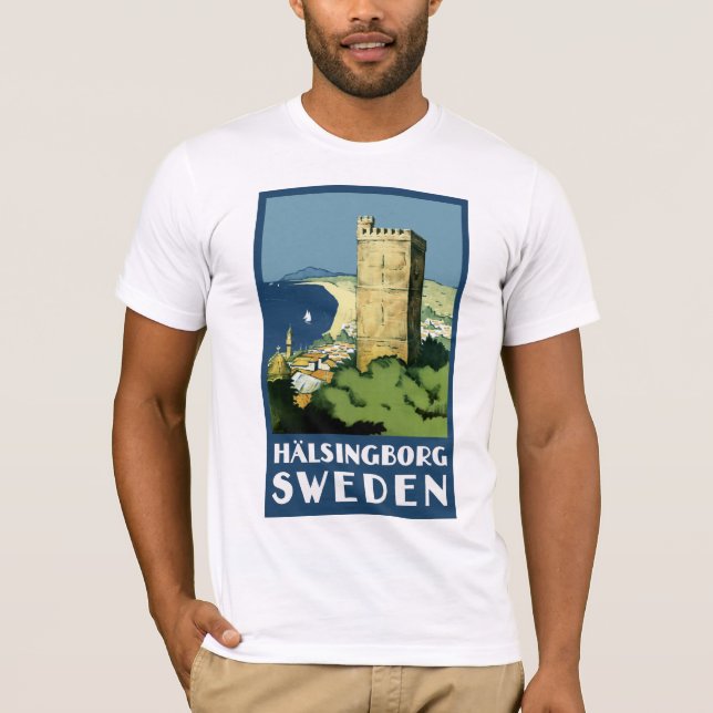 Halsingborg ~ Sverige T Shirt (Framsida)