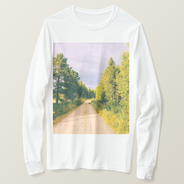 Halsingland Land Roads T Shirt (Design framsida)