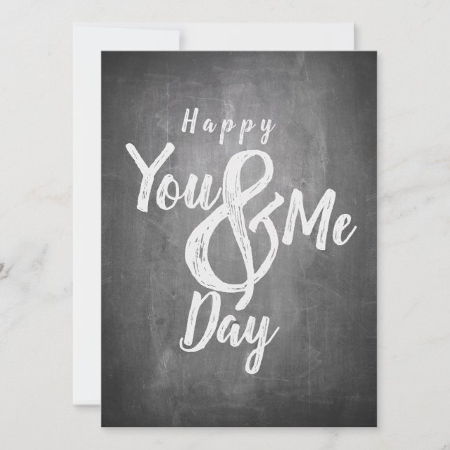 Hälsning-årsdagen av den s.k. "chalkboard"-utställ (Framsida)