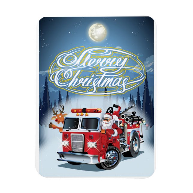 Hälsning Chrostmas-kort Magnet (Vertikal)