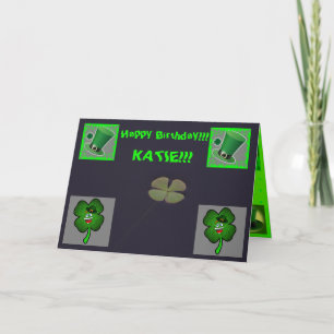 Hälsning-dagskort för st patrick's day kort