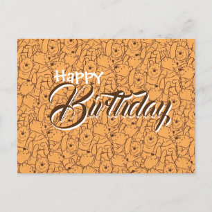 hälsning födelsedagskort Wenny, pooh Vykort