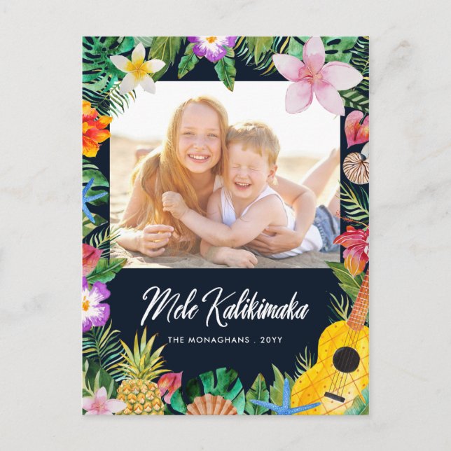 Hälsning Foto på sjöön Helg Vykort (Framsida)