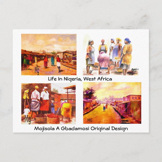 HÄLSNING FRÅN AFRIKA VYKORT (Framsida)