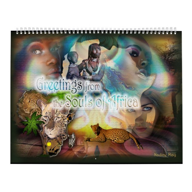 Hälsning från Afrikans själar Kalender (Omslag)