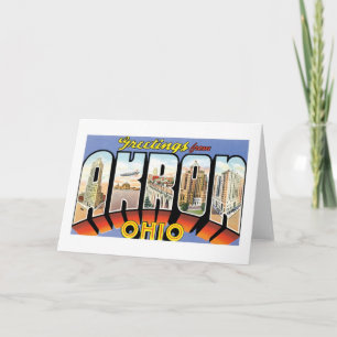 Hälsning från Akron, Ohio! Kort