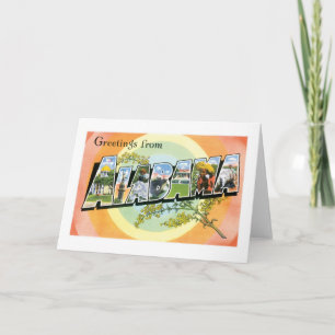 Hälsning från Alabama Kort